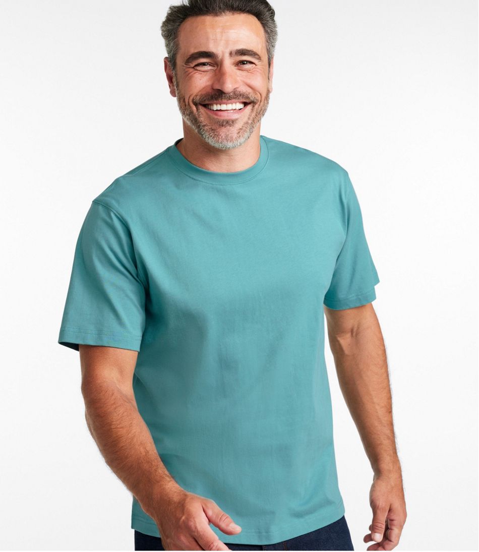 Men's Carefree Unshrinkable Tee, Traditional Fit Short-Sleeve | L.L.Bean discount