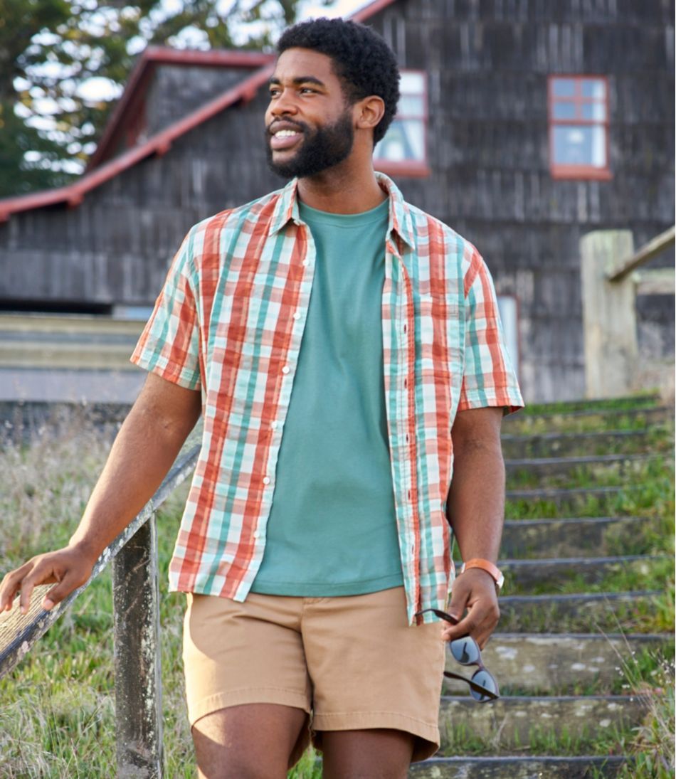 Men's Carefree Unshrinkable Tee, Traditional Fit Short-Sleeve | L.L.Bean discount