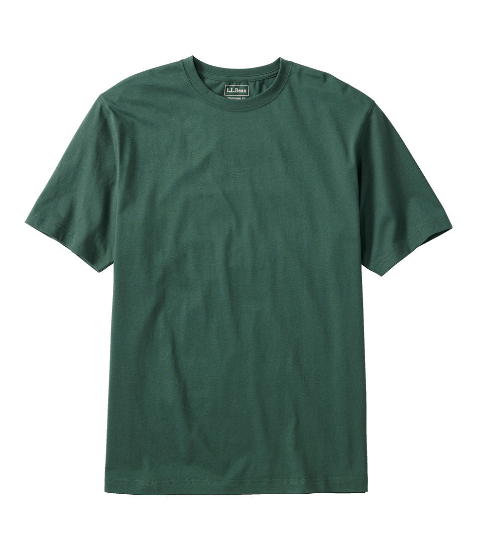 Men's Carefree Unshrinkable Tee, Traditional Fit Short-Sleeve | L.L.Bean discount