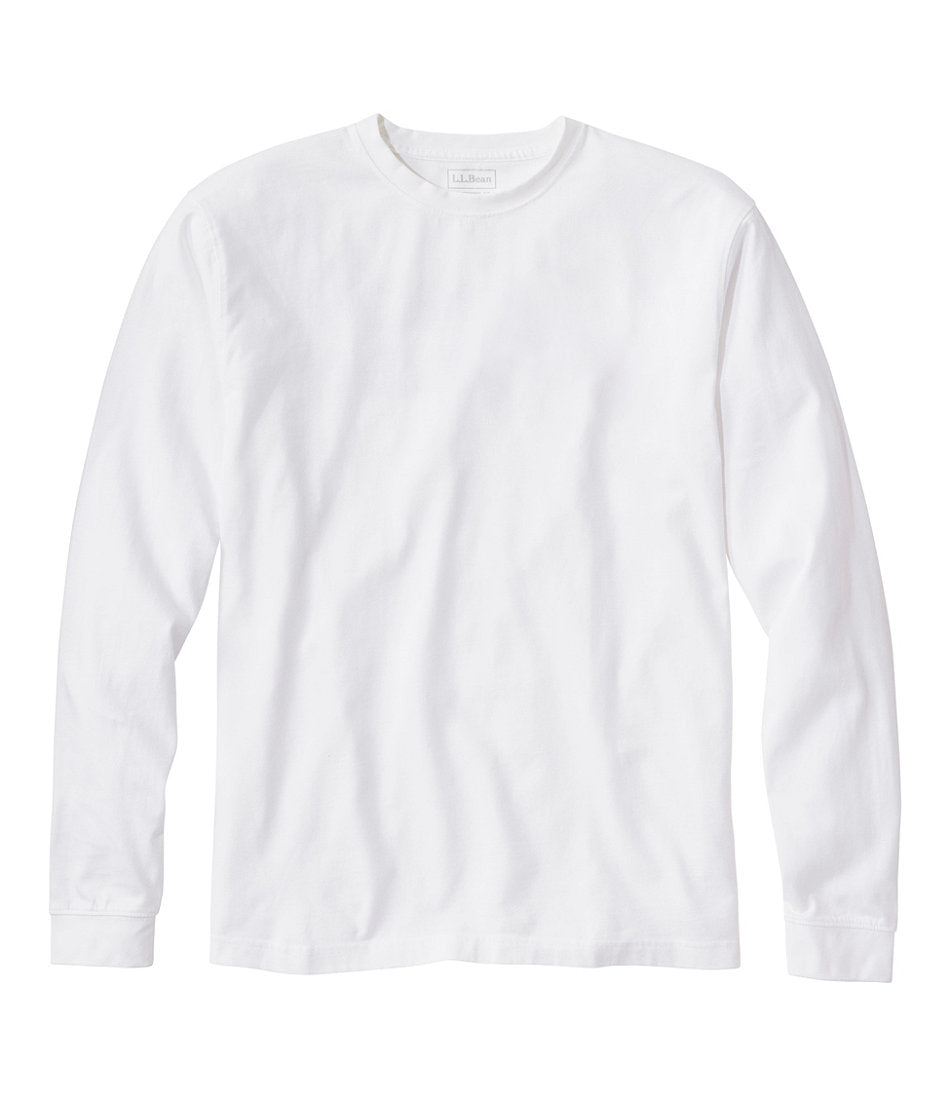 Men's Carefree Unshrinkable Tee, Traditional Fit, Long-Sleeve | L.L.Bean outlet