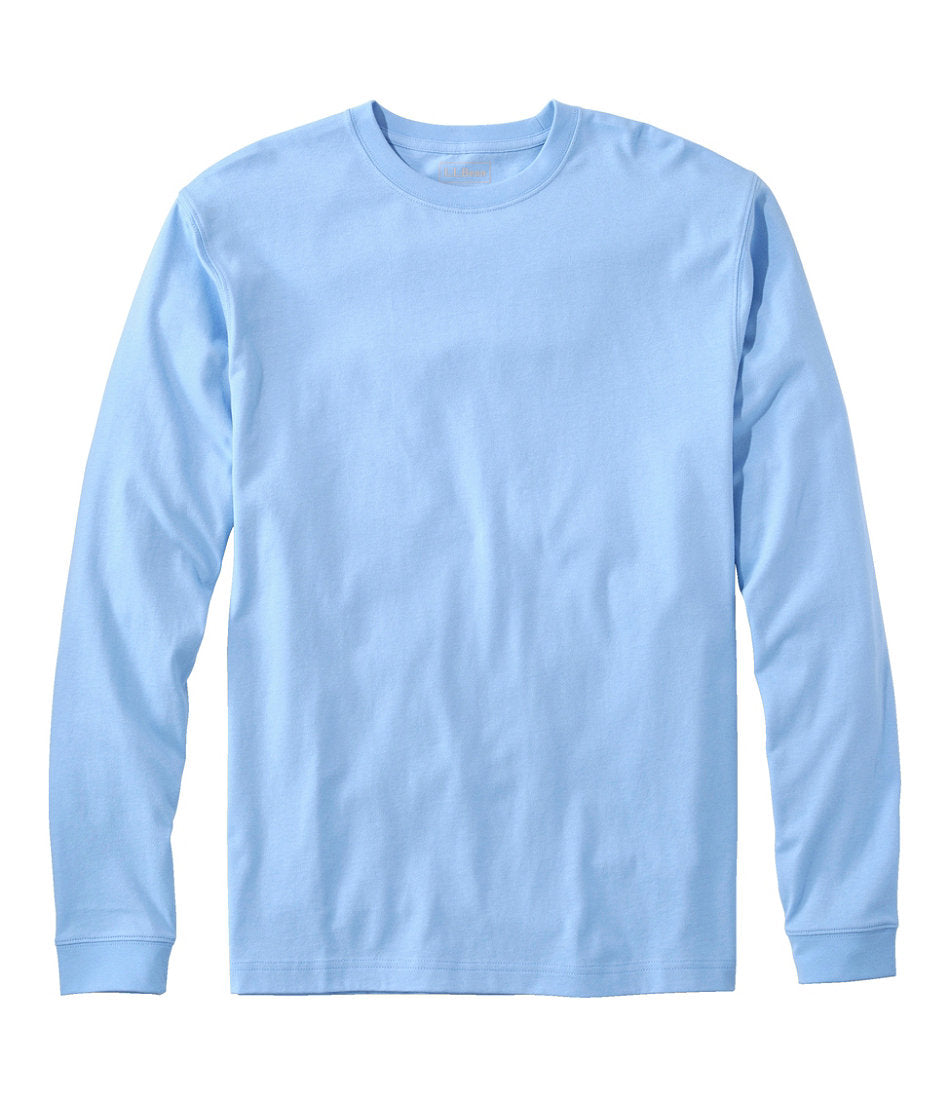 Men's Carefree Unshrinkable Tee, Traditional Fit, Long-Sleeve | L.L.Bean outlet