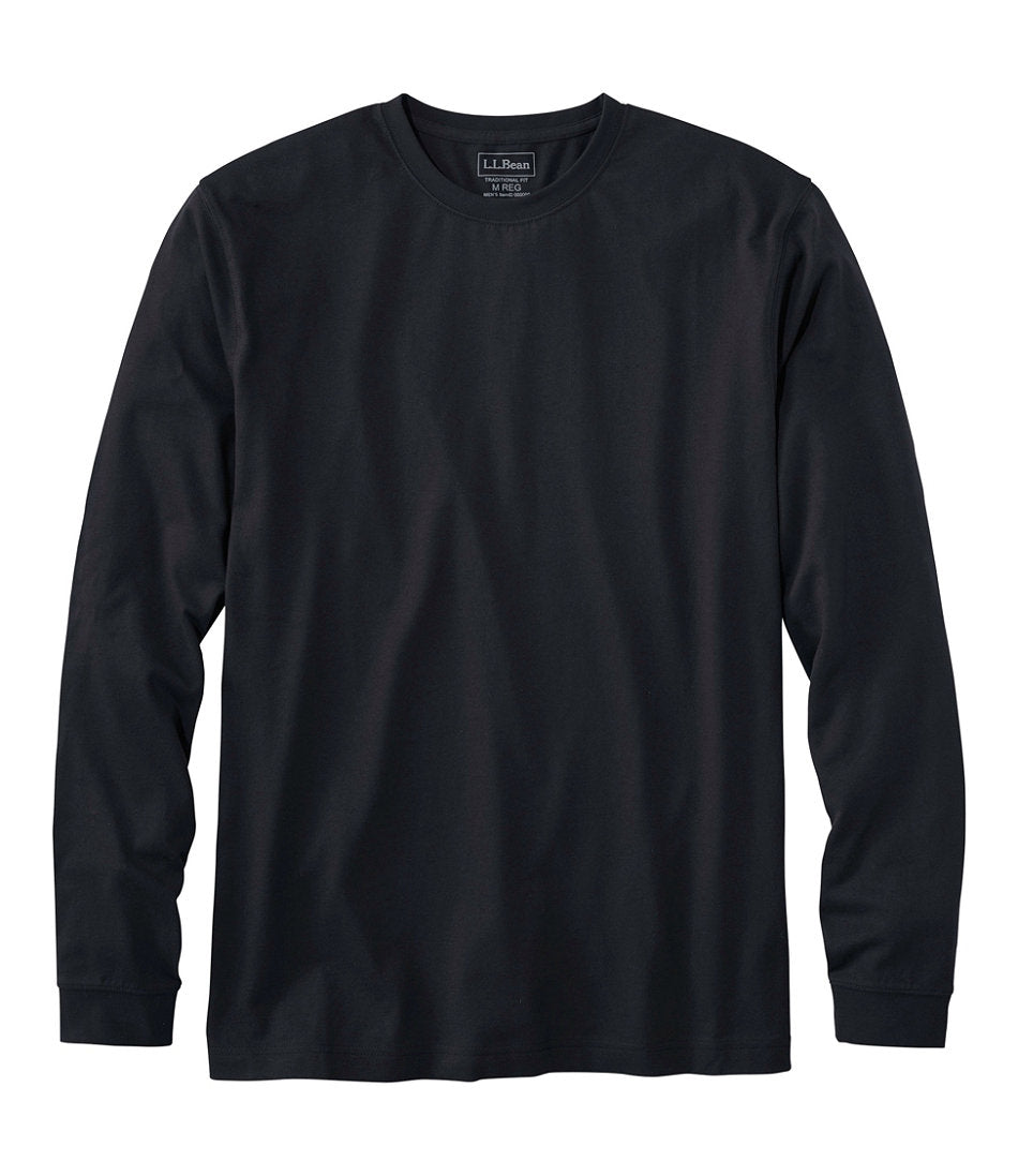 Men's Carefree Unshrinkable Tee, Traditional Fit, Long-Sleeve | L.L.Bean outlet