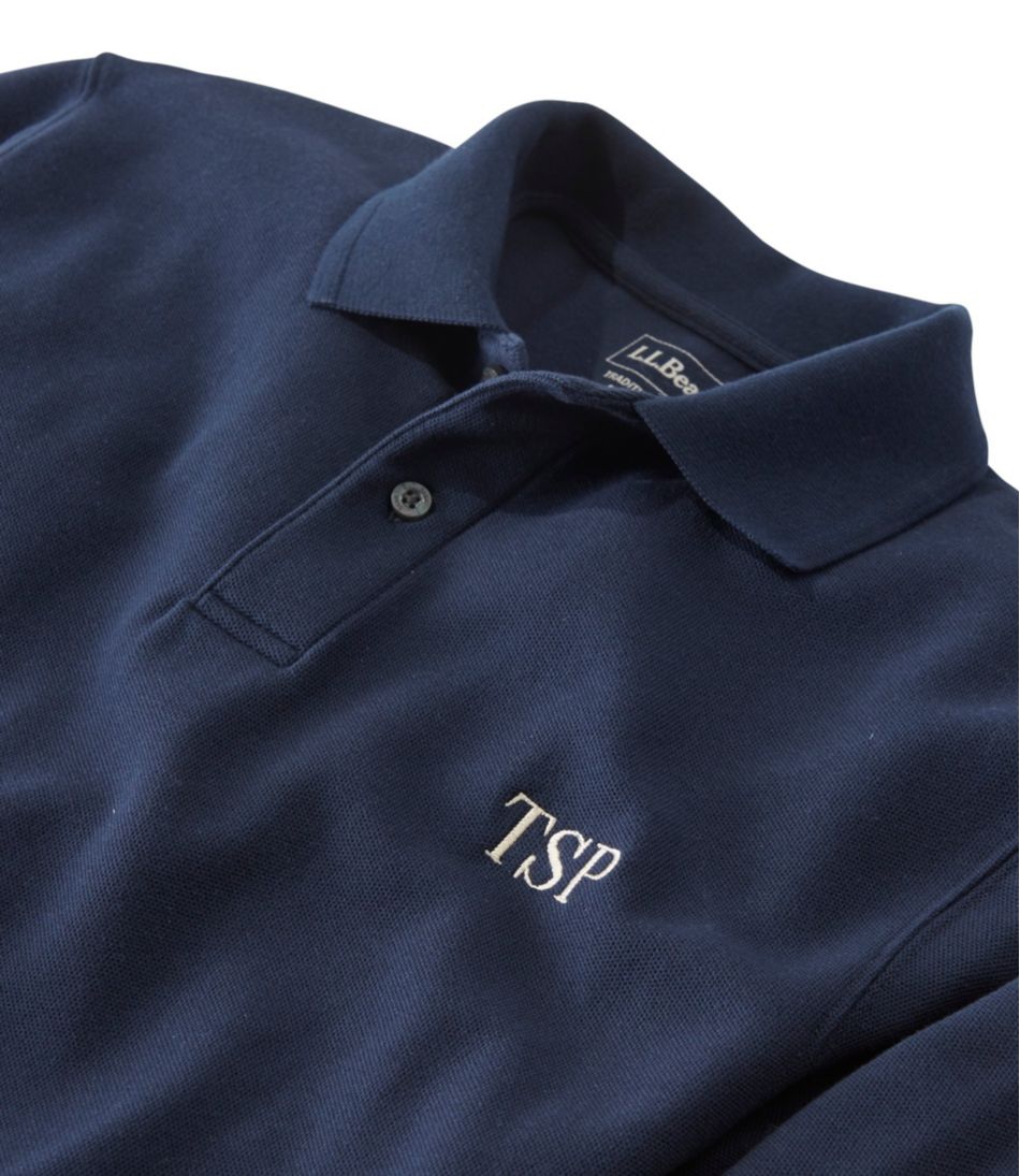Men's Premium Double L® Polo, Long-Sleeve Without Pocket | L.L.Bean online