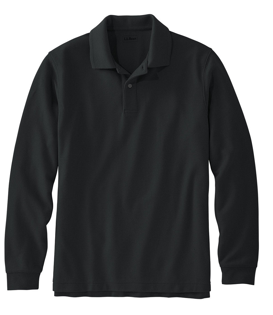 Men's Premium Double L® Polo, Long-Sleeve Without Pocket | L.L.Bean online