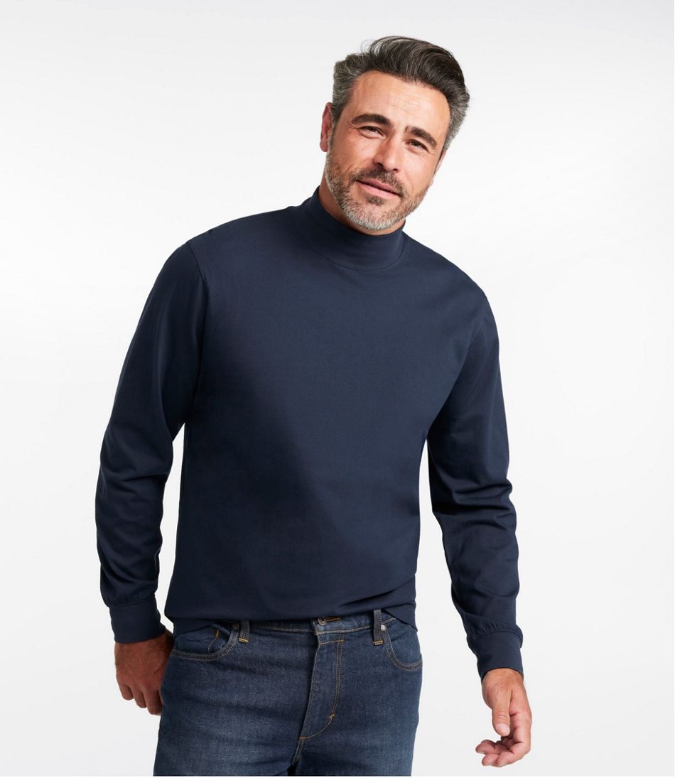 Men's Carefree Unshrinkable Mockneck Shirt | L.L.Bean sale