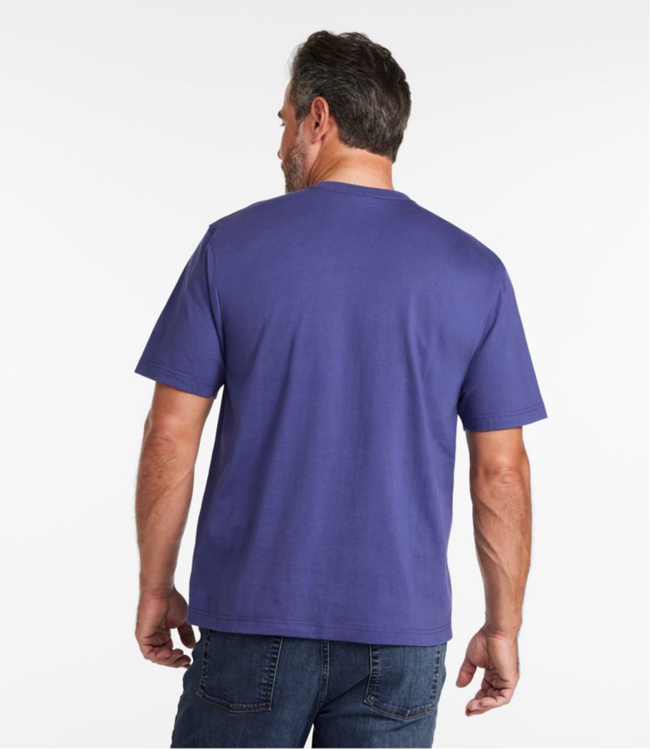 Men's Carefree Unshrinkable Tee with Pocket, Traditional Fit | L.L.Bean for sale