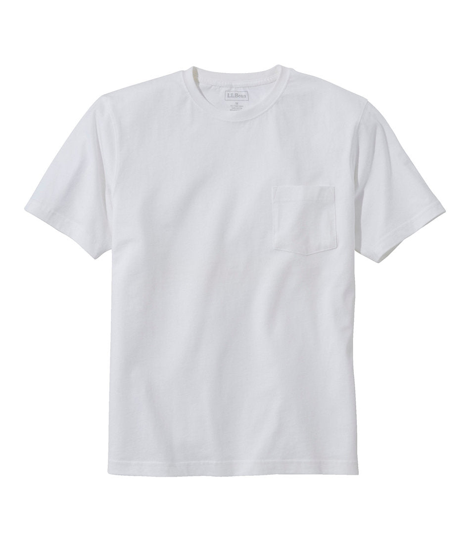 Men's Carefree Unshrinkable Tee with Pocket, Traditional Fit | L.L.Bean for sale