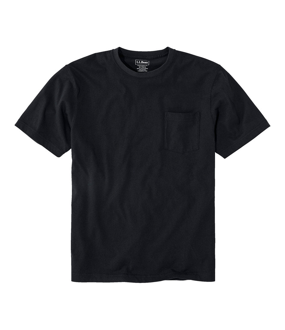 Men's Carefree Unshrinkable Tee with Pocket, Traditional Fit | L.L.Bean for sale