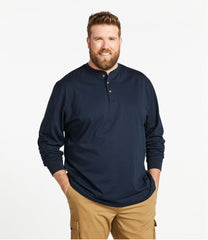 Men's Carefree Unshrinkable Tee, Traditional Fit, Long-Sleeve Henley | L.L.Bean on sale