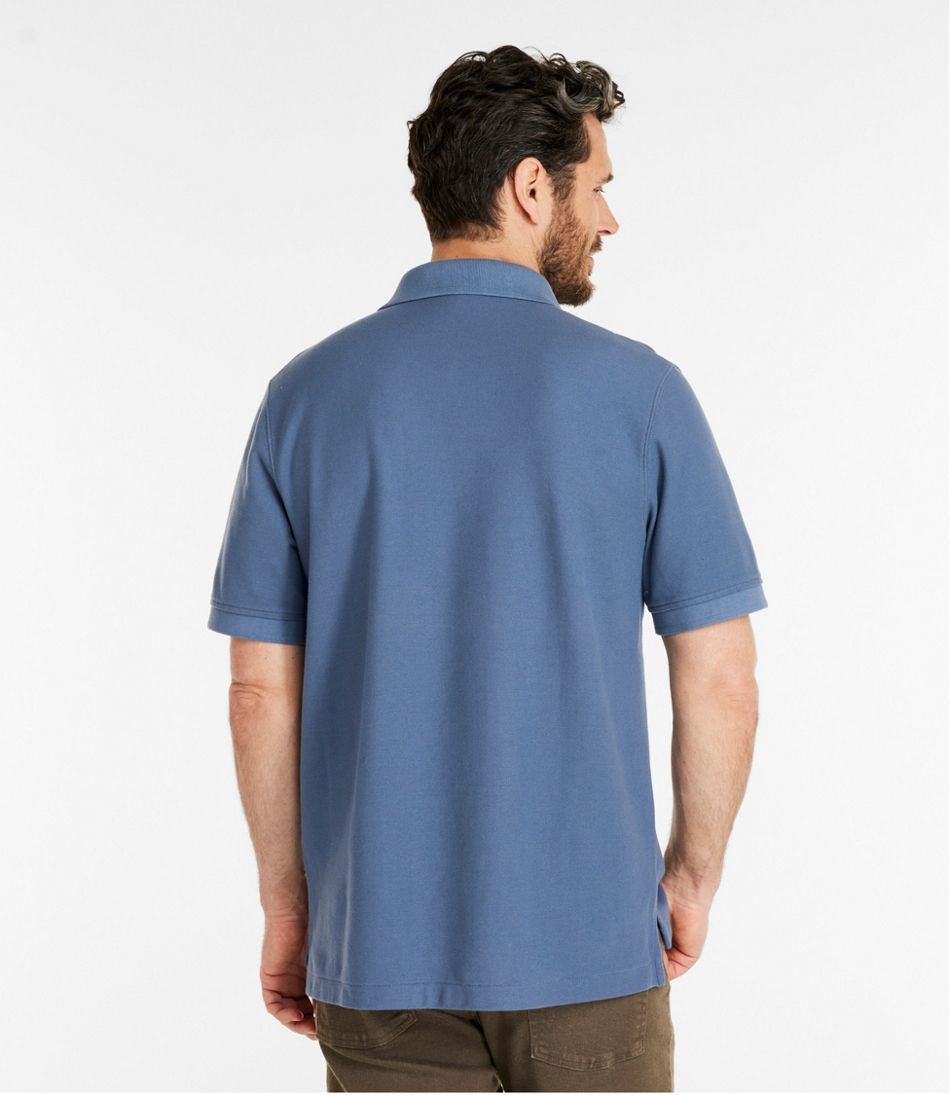 Men's Premium Double L® Polo Banded, Short-Sleeve Without Pocket | L.L.Bean outlet