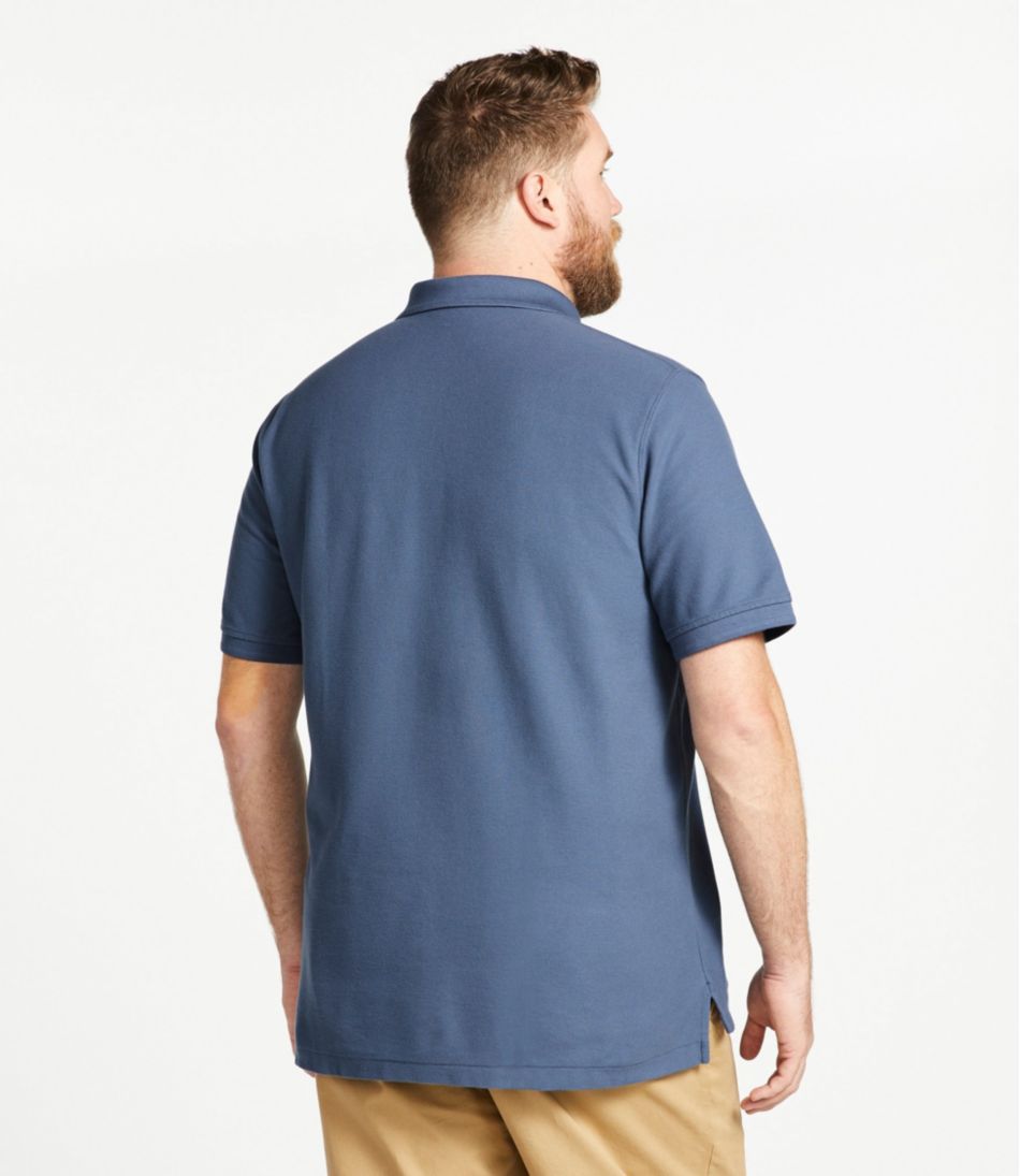 Men's Premium Double L® Polo Banded, Short-Sleeve Without Pocket | L.L.Bean outlet