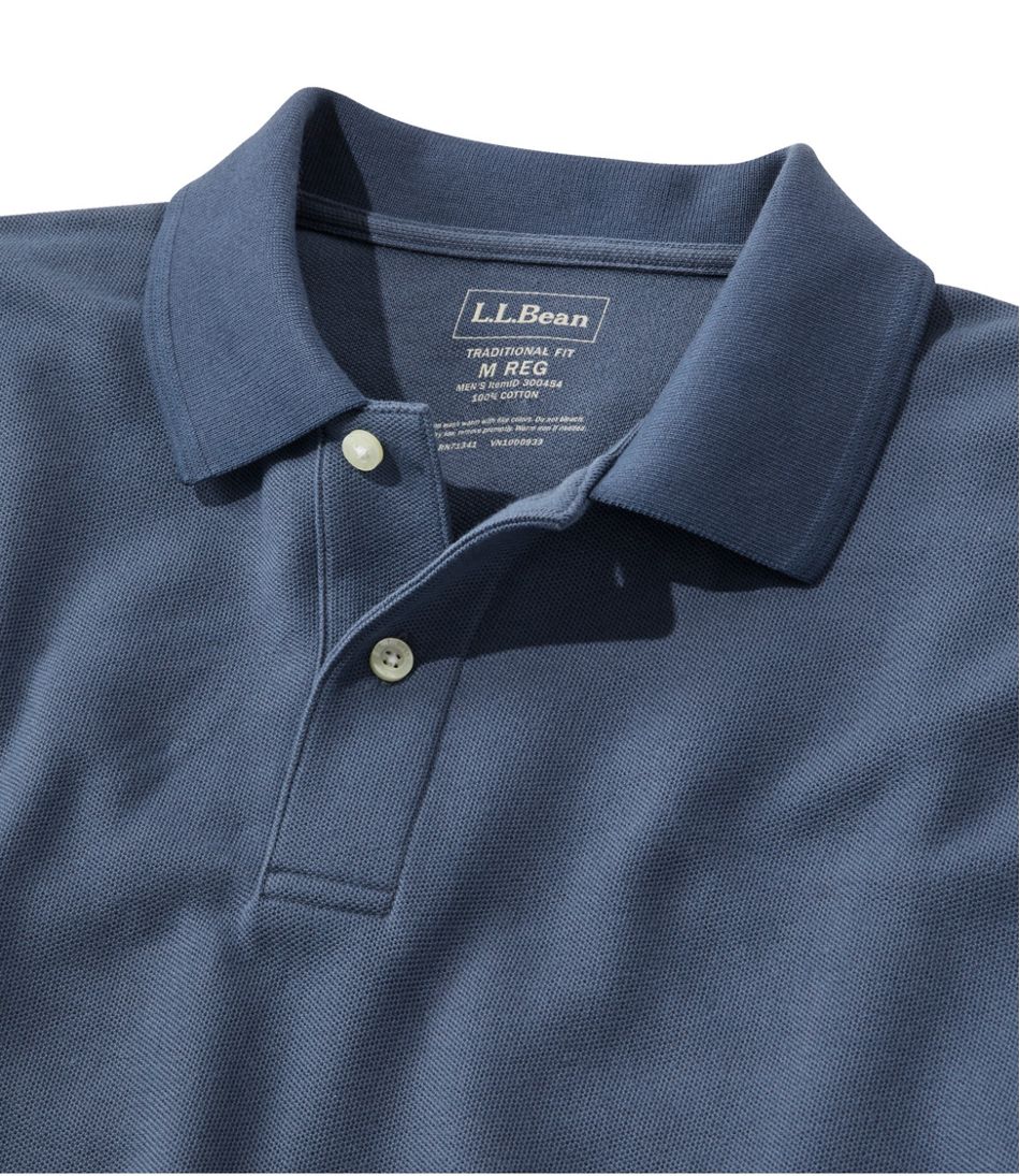 Men's Premium Double L® Polo Banded, Short-Sleeve Without Pocket | L.L.Bean outlet
