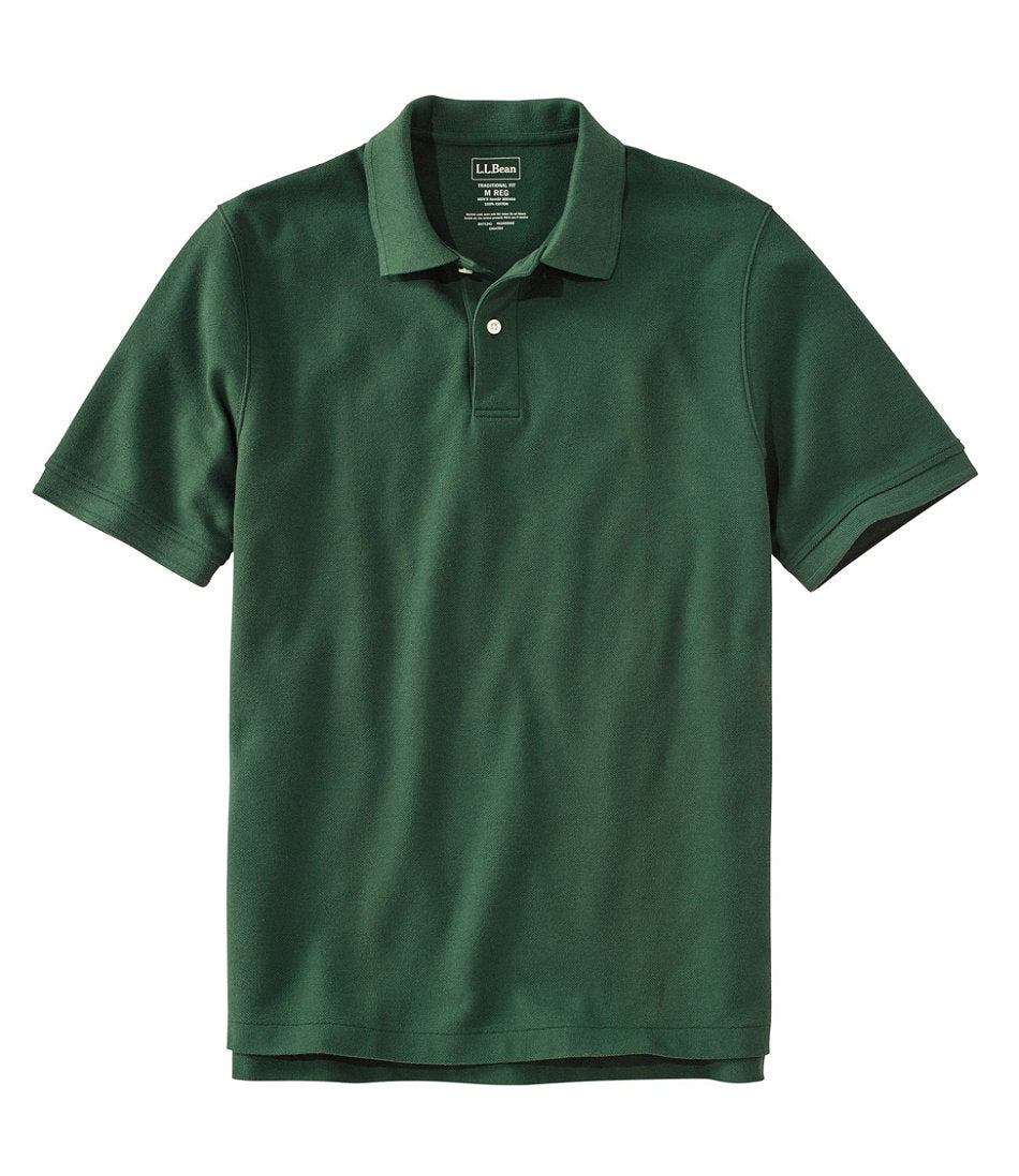 Men's Premium Double L® Polo Banded, Short-Sleeve Without Pocket | L.L.Bean outlet