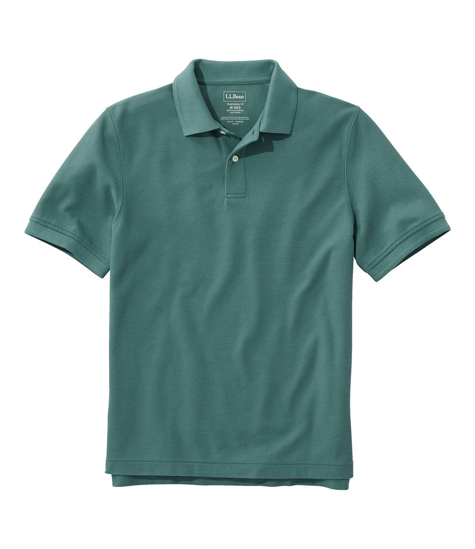 Men's Premium Double L® Polo Banded, Short-Sleeve Without Pocket | L.L.Bean outlet