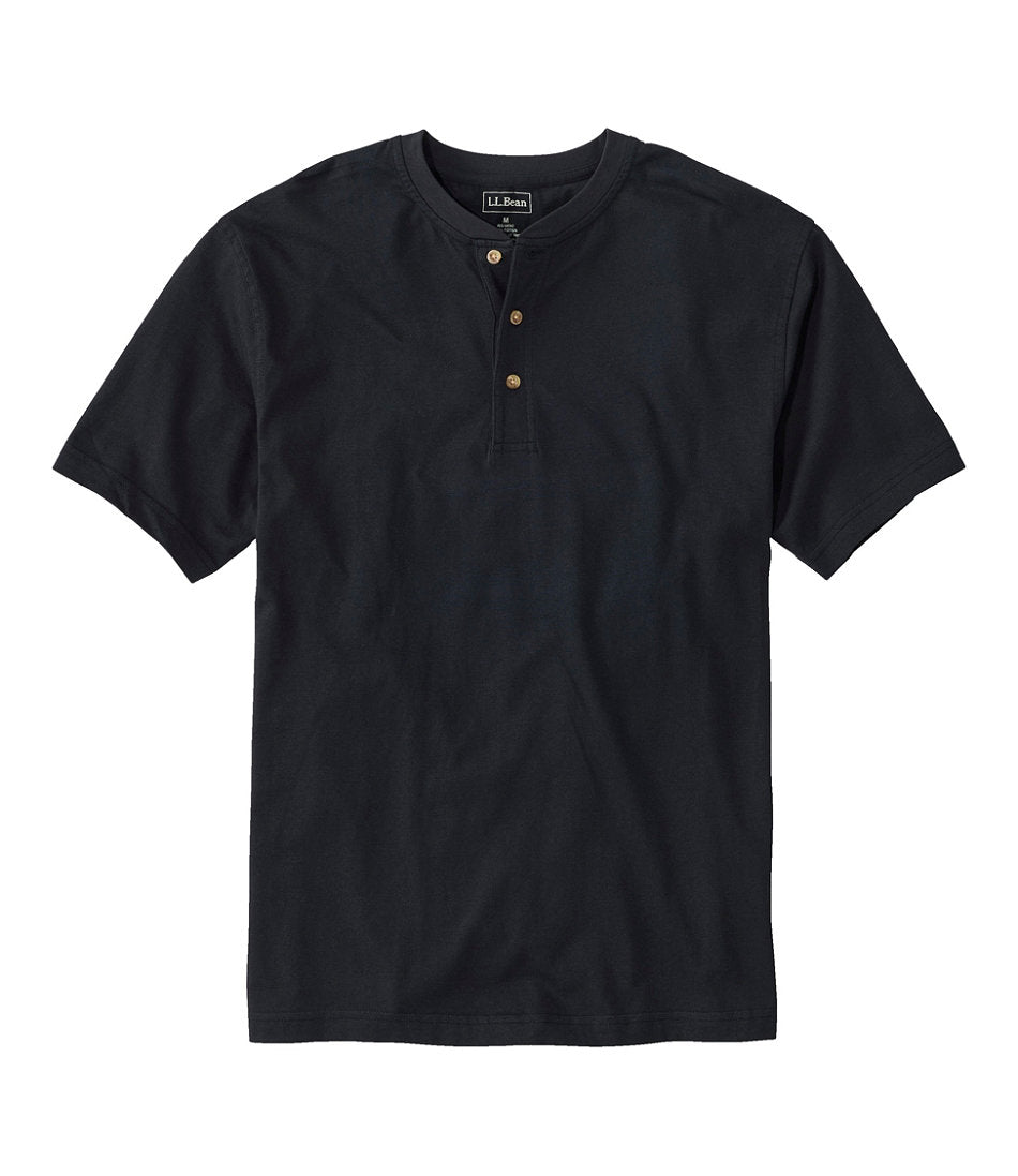 Men's Carefree Unshrinkable Tee, Traditional Fit, Henley | L.L.Bean online