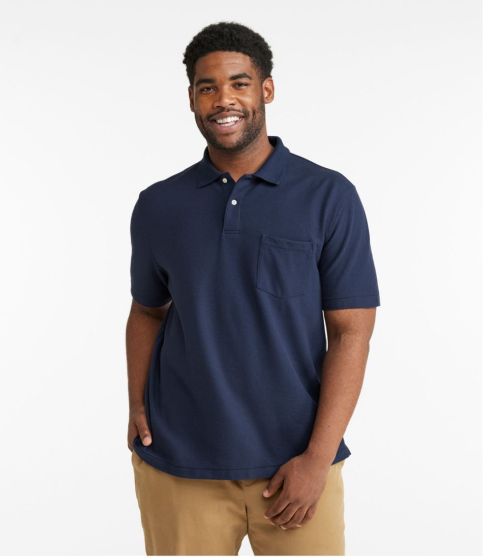 Men's Premium Double L® Polo, Hemmed Short-Sleeve with Pocket | L.L.Bean sale