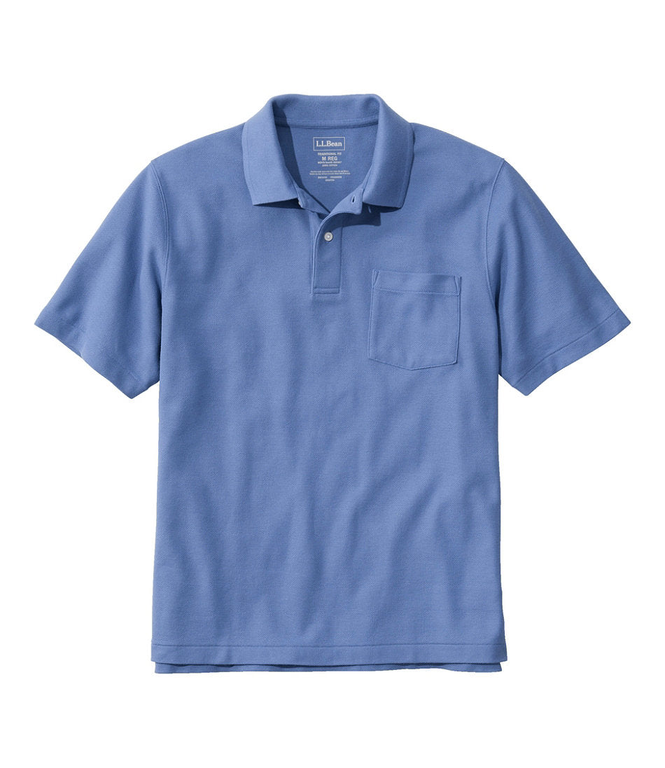 Men's Premium Double L® Polo, Hemmed Short-Sleeve with Pocket | L.L.Bean sale