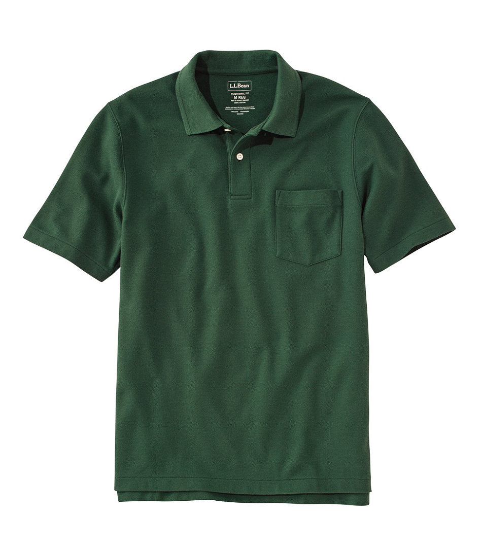 Men's Premium Double L® Polo, Hemmed Short-Sleeve with Pocket | L.L.Bean sale