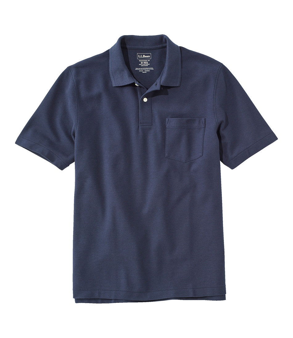 Men's Premium Double L® Polo, Hemmed Short-Sleeve with Pocket | L.L.Bean sale
