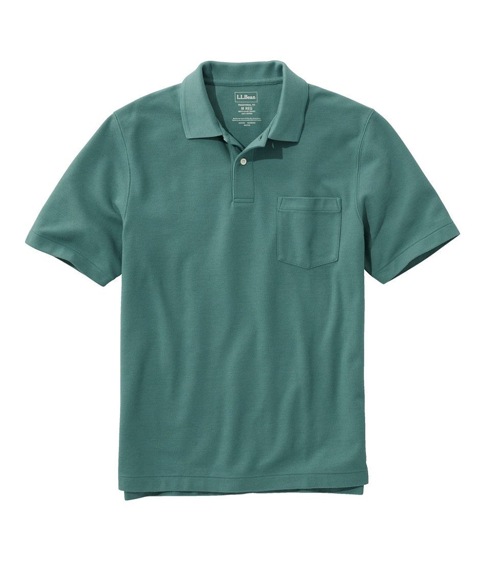 Men's Premium Double L® Polo, Hemmed Short-Sleeve with Pocket | L.L.Bean sale