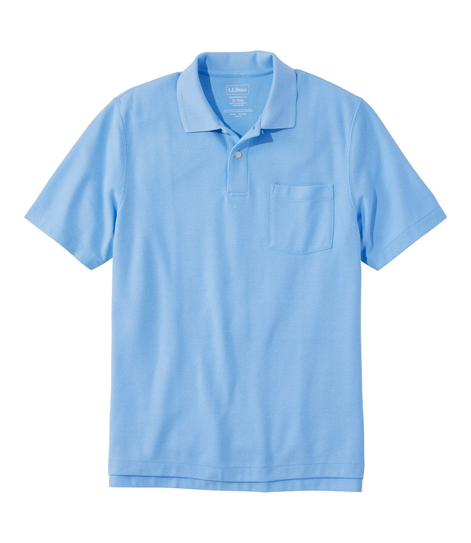 Men's Premium Double L® Polo, Hemmed Short-Sleeve with Pocket | L.L.Bean sale