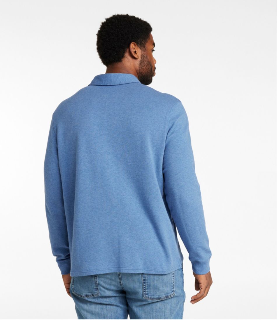 Men's Washed Cotton Double-Knit Polo, Long-Sleeve | L.L.Bean near me