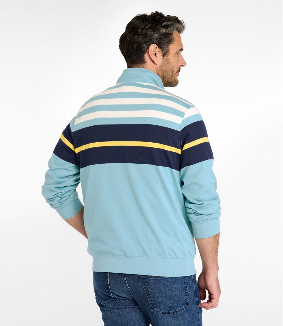 Men's Bean's Vintage Soft Rugby, Mockneck, Chest Stripe | L.L.Bean discount