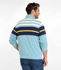 Men's Bean's Vintage Soft Rugby, Mockneck, Chest Stripe | L.L.Bean discount