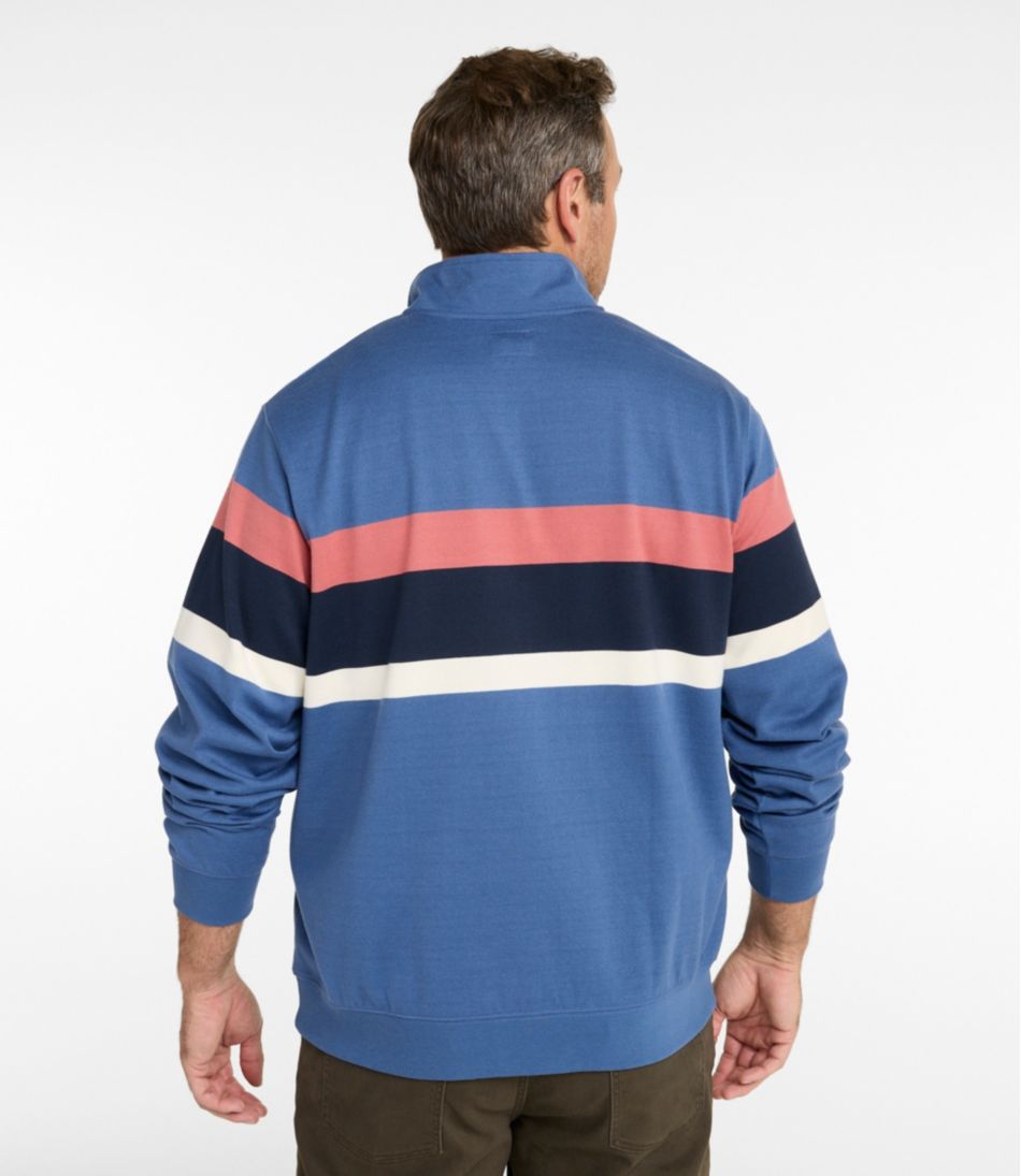 Men's Bean's Vintage Soft Rugby, Mockneck, Chest Stripe | L.L.Bean discount