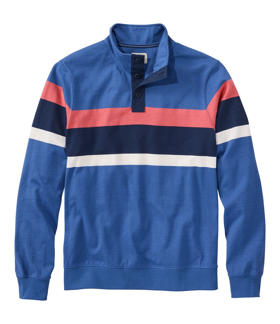 Men's Bean's Vintage Soft Rugby, Mockneck, Chest Stripe | L.L.Bean discount