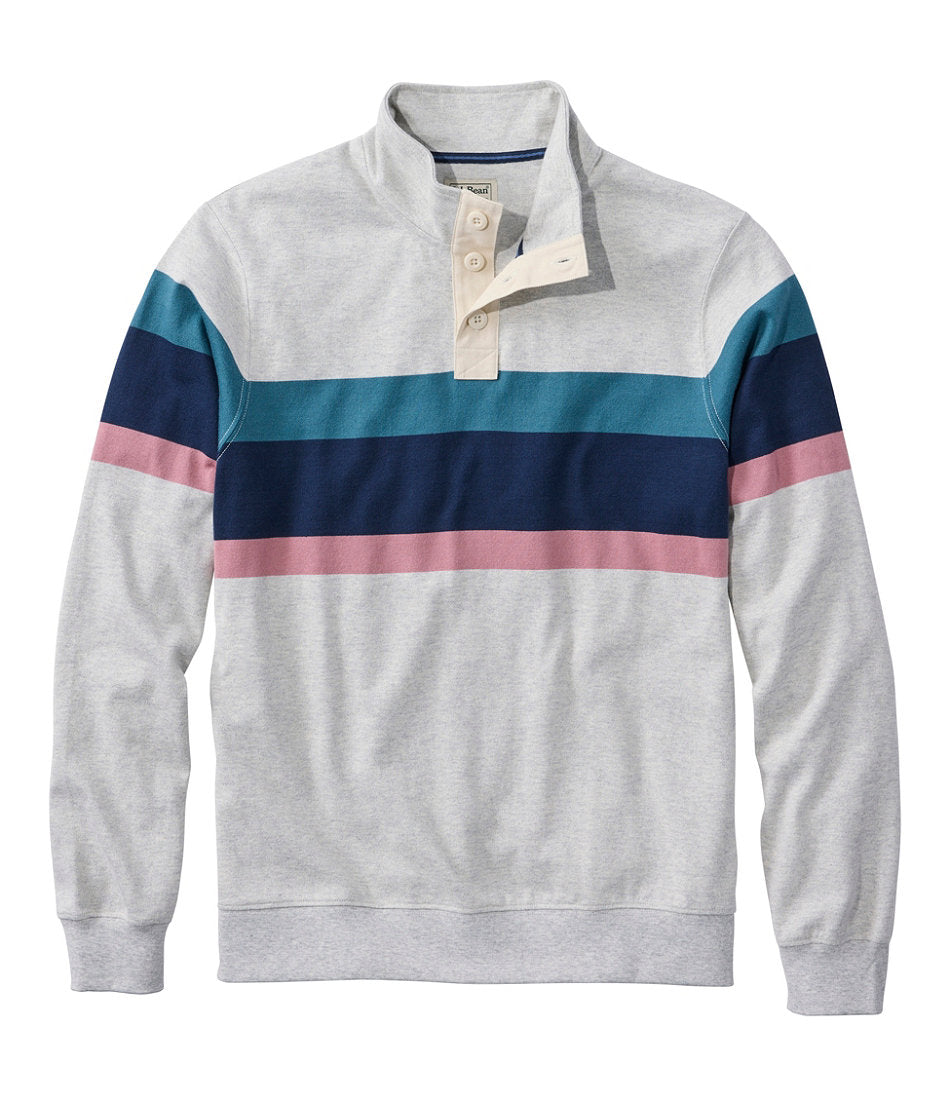 Men's Bean's Vintage Soft Rugby, Mockneck, Chest Stripe | L.L.Bean discount