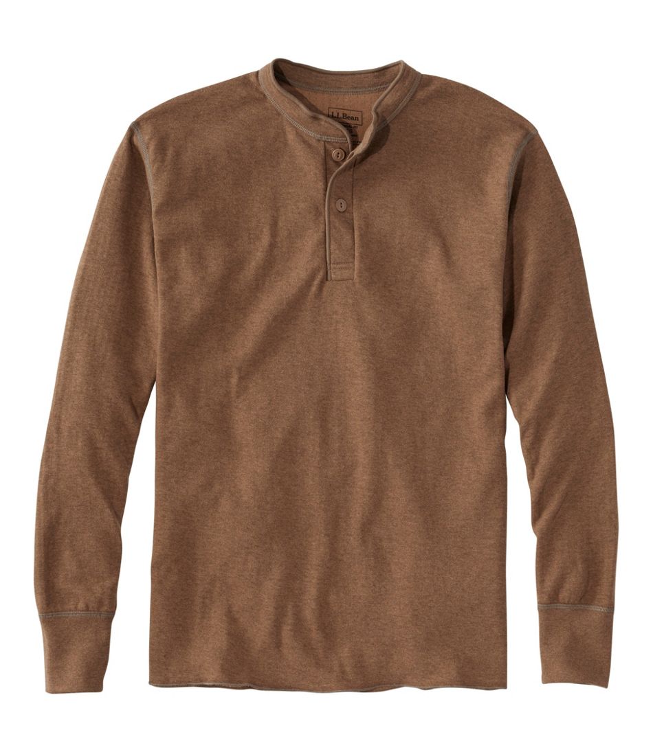 Men's Two-Layer River Driver's Shirt®, Traditional Fit Henley | L.L.Bean outlet