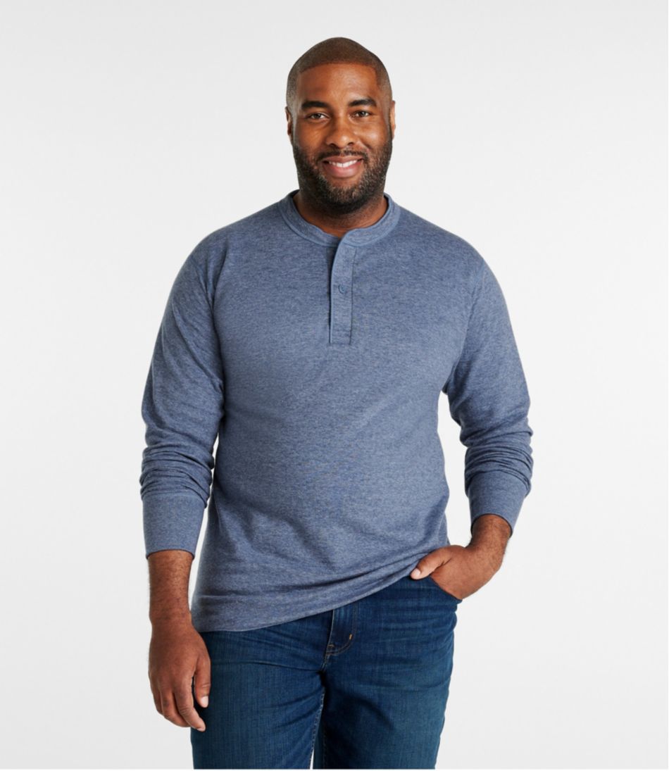 Men's Two-Layer River Driver's Shirt®, Traditional Fit Henley | L.L.Bean outlet