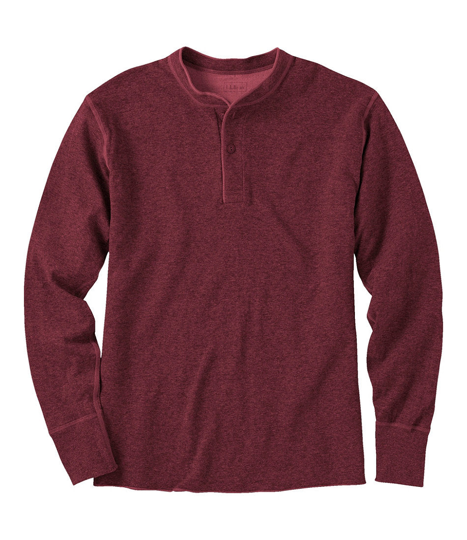 Men's Two-Layer River Driver's Shirt®, Traditional Fit Henley | L.L.Bean outlet