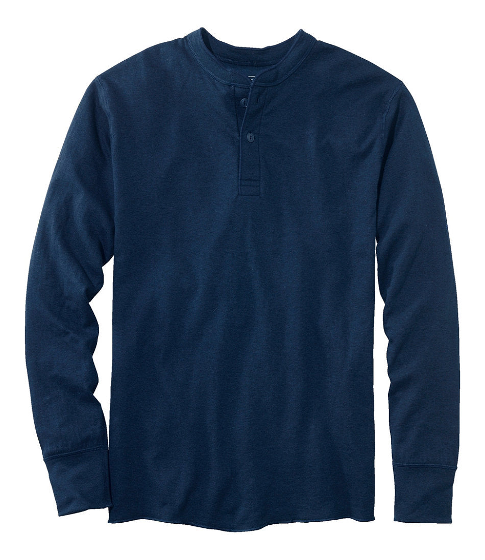 Men's Two-Layer River Driver's Shirt®, Traditional Fit Henley | L.L.Bean outlet