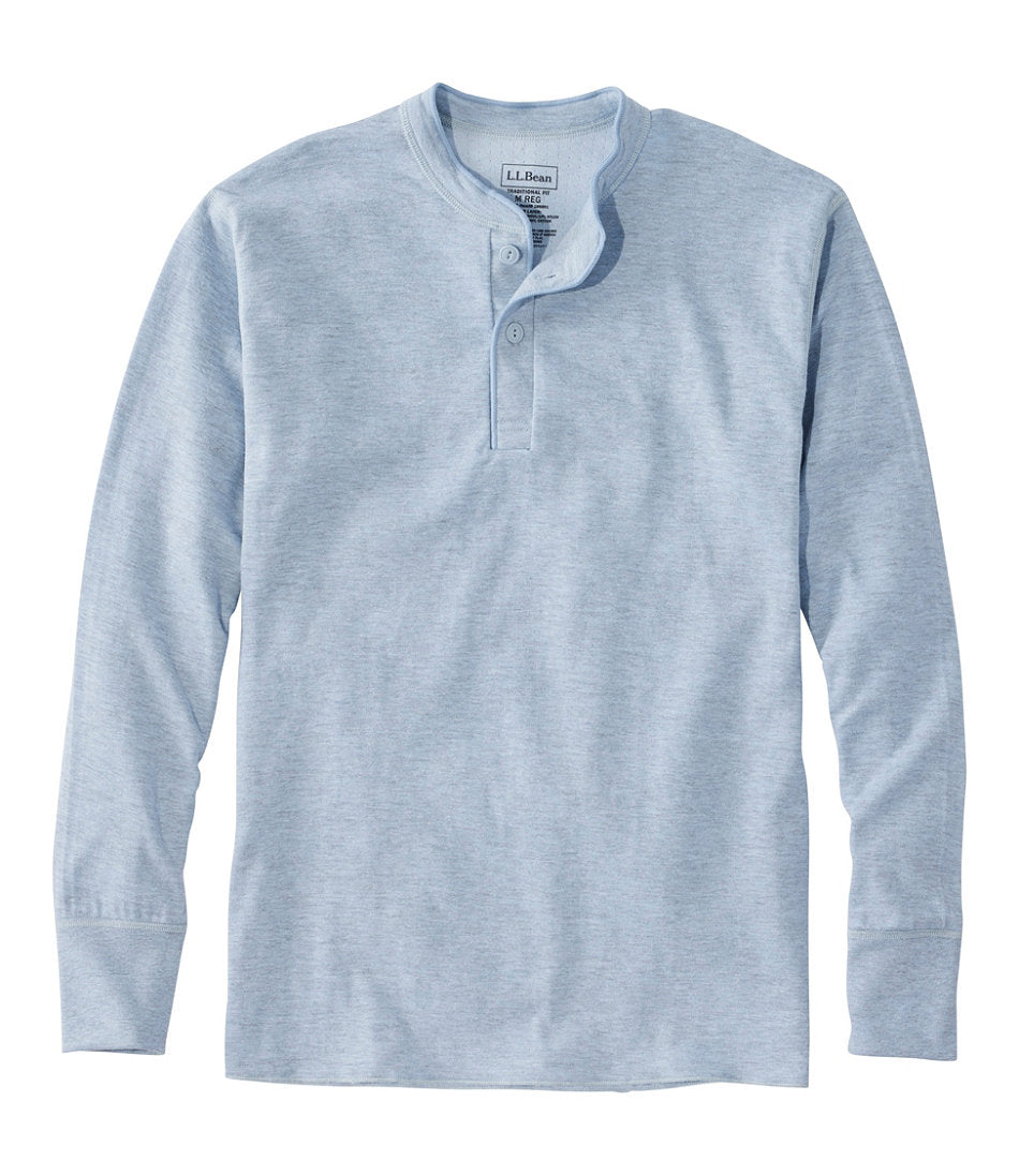 Men's Two-Layer River Driver's Shirt®, Traditional Fit Henley | L.L.Bean outlet