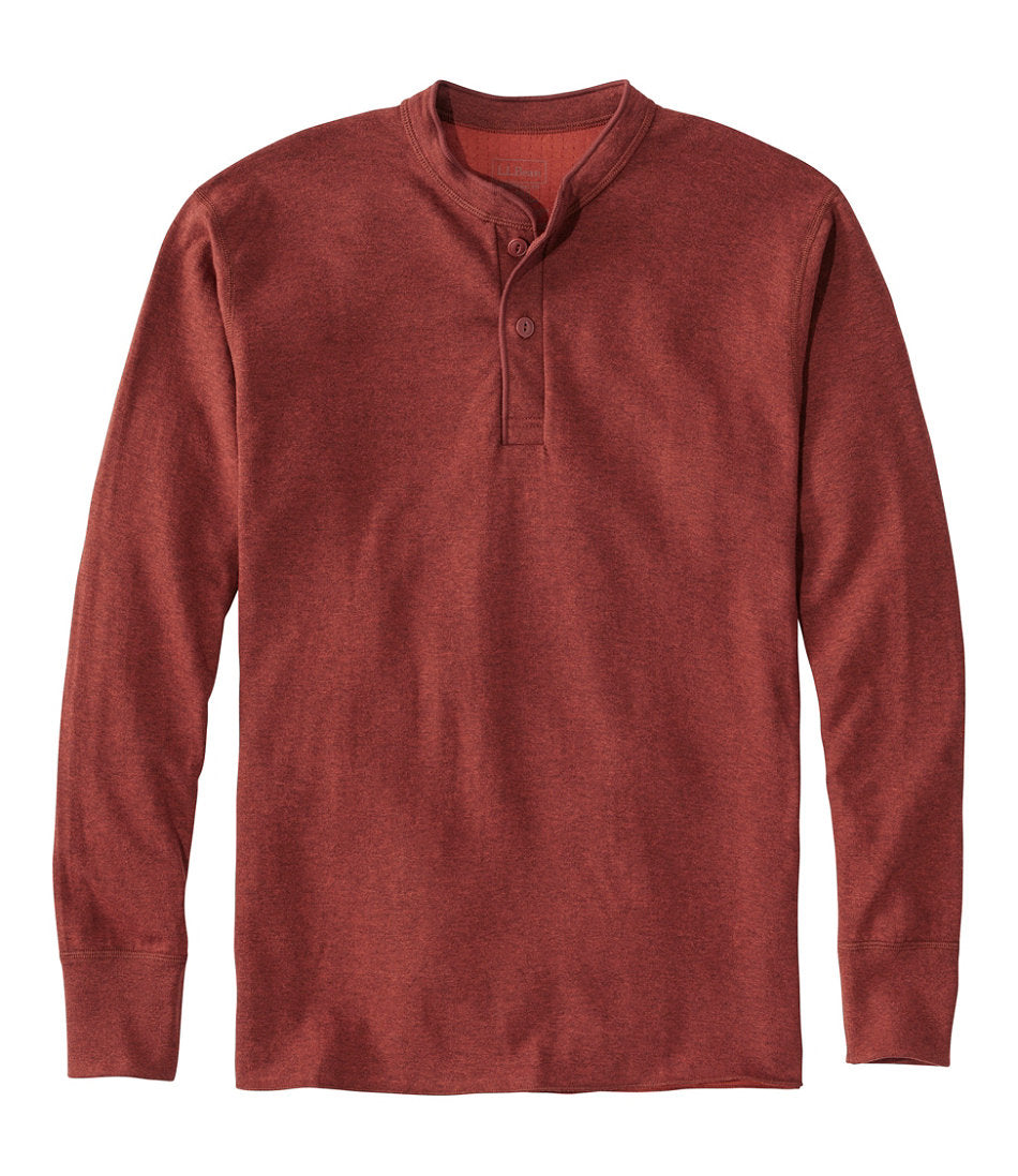 Men's Two-Layer River Driver's Shirt®, Traditional Fit Henley | L.L.Bean outlet