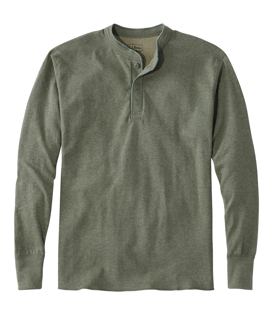 Men's Two-Layer River Driver's Shirt®, Traditional Fit Henley | L.L.Bean outlet