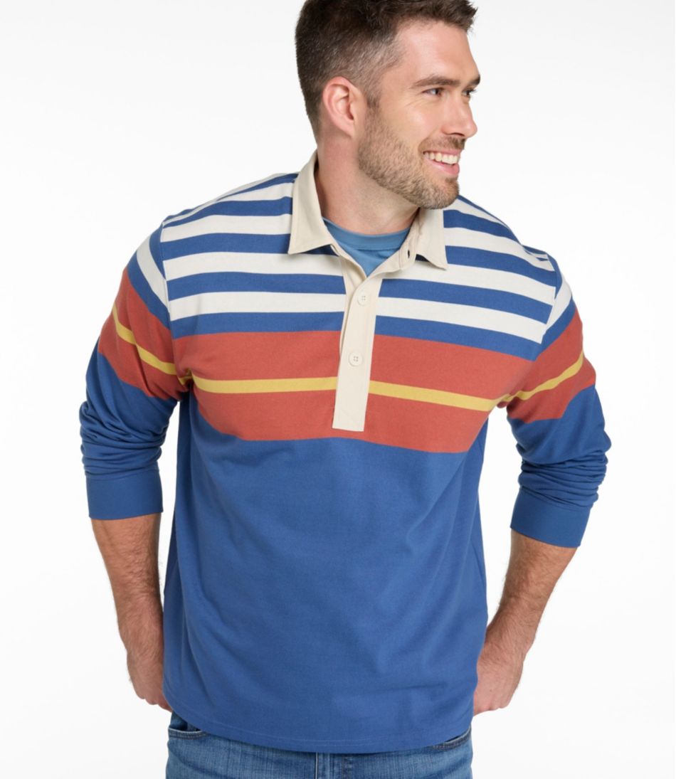 Men's Bean's Vintage Soft Rugby, Chest Stripe | L.L.Bean online