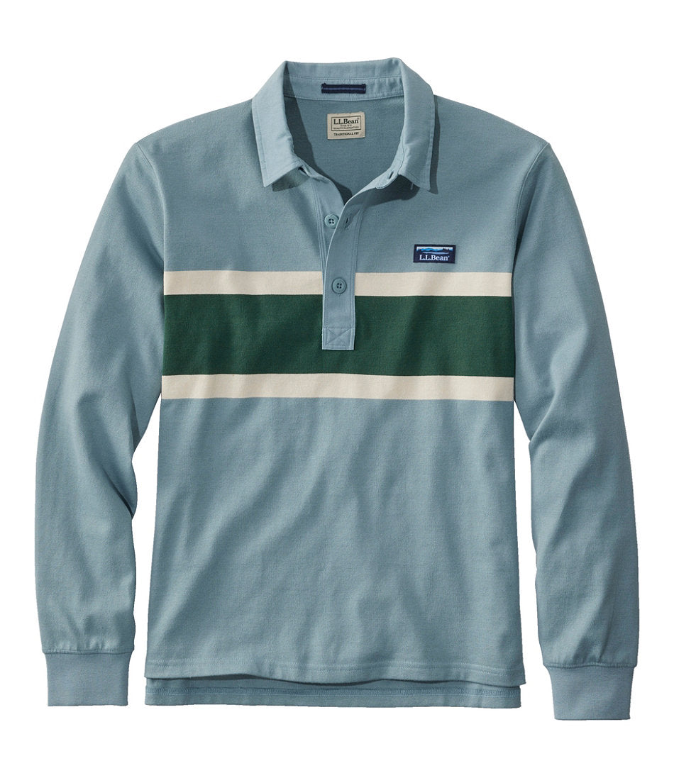 Men's Bean's Vintage Soft Rugby, Chest Stripe | L.L.Bean online
