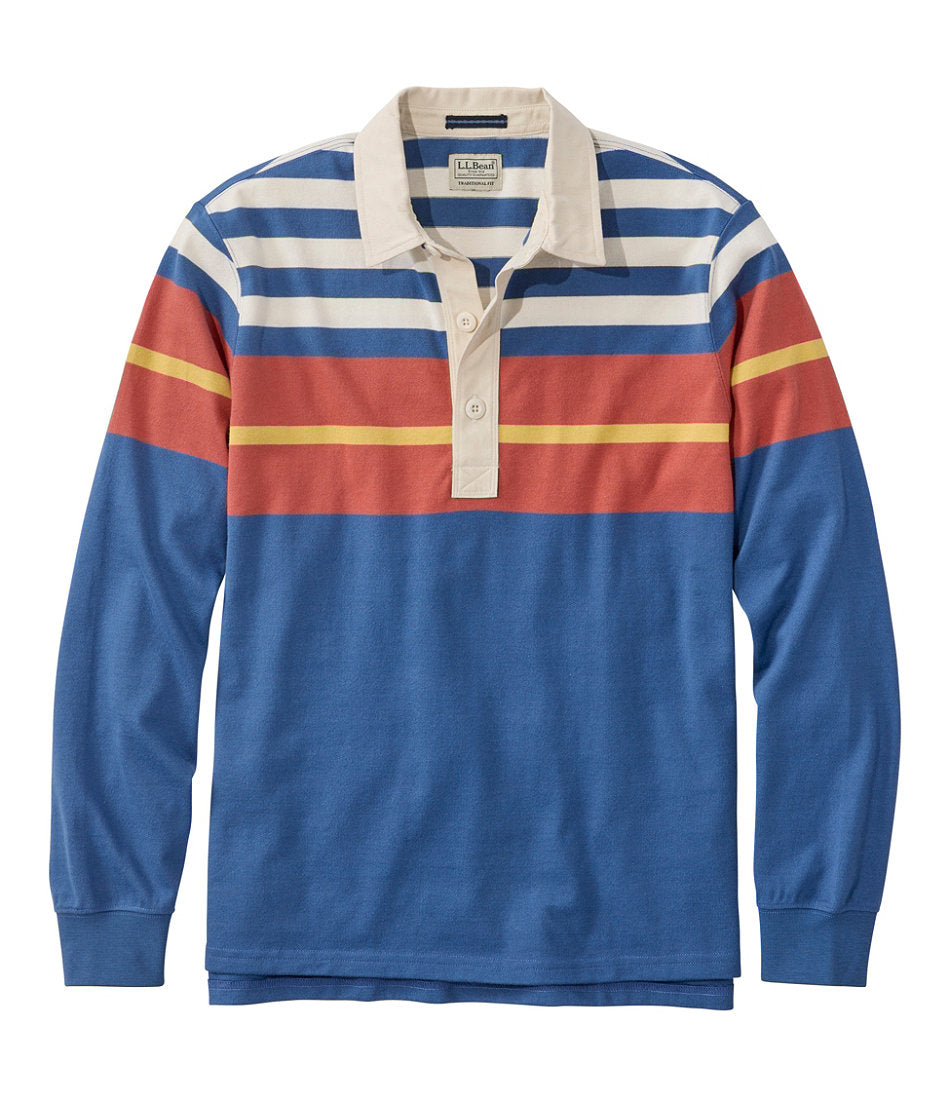 Men's Bean's Vintage Soft Rugby, Chest Stripe | L.L.Bean online