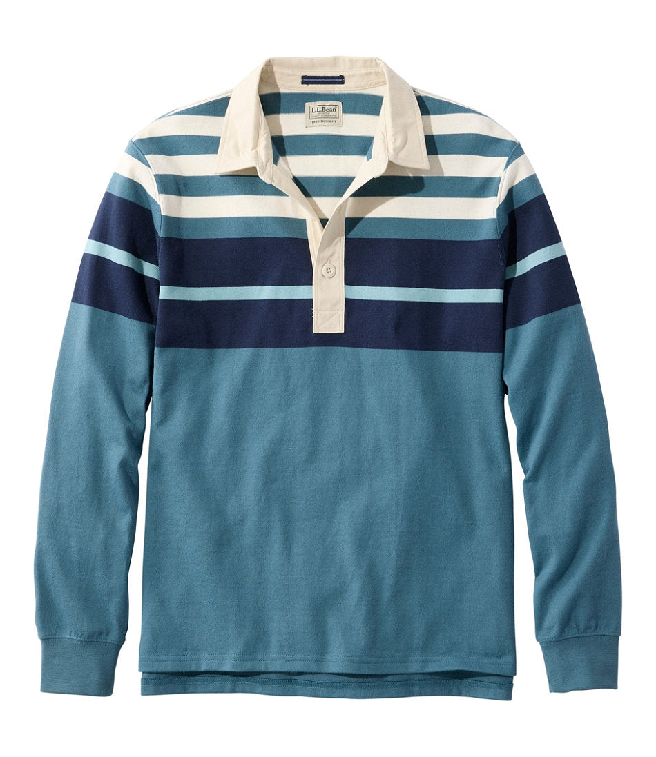 Men's Bean's Vintage Soft Rugby, Chest Stripe | L.L.Bean online
