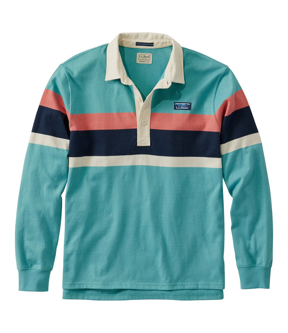 Men's Bean's Vintage Soft Rugby, Chest Stripe | L.L.Bean online