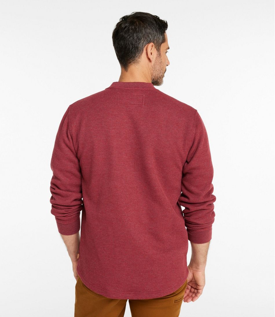 Men's Katahdin Iron Works® Bonded Waffle Fleece Henley | L.L.Bean near me