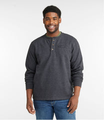 Men's Katahdin Iron Works® Bonded Waffle Fleece Henley | L.L.Bean near me