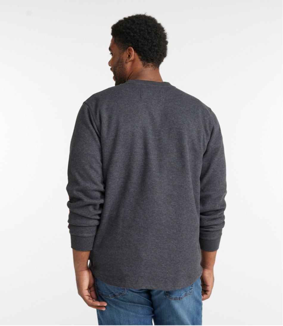 Men's Katahdin Iron Works® Bonded Waffle Fleece Henley | L.L.Bean near me