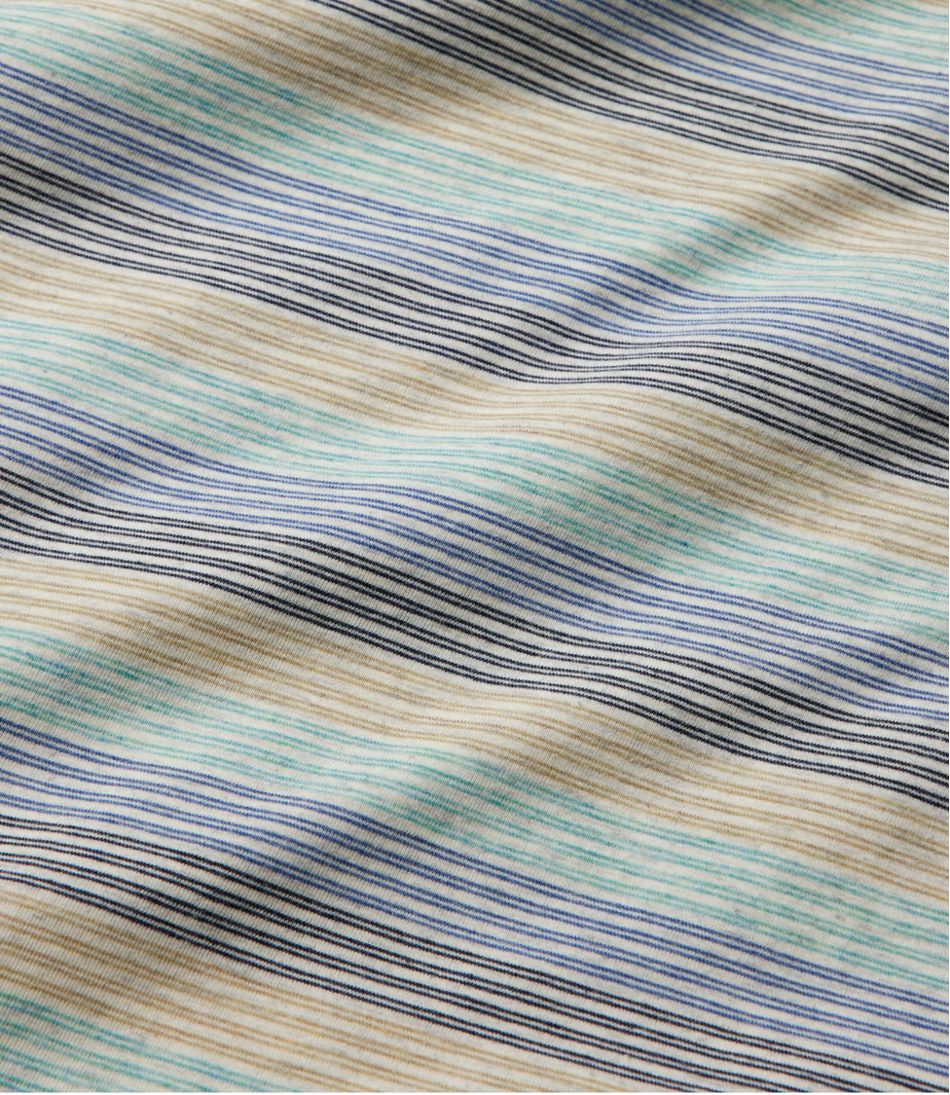 Men's Comfort Stretch Performance® Pima Polo, Short-Sleeve, Stripe | L.L.Bean online