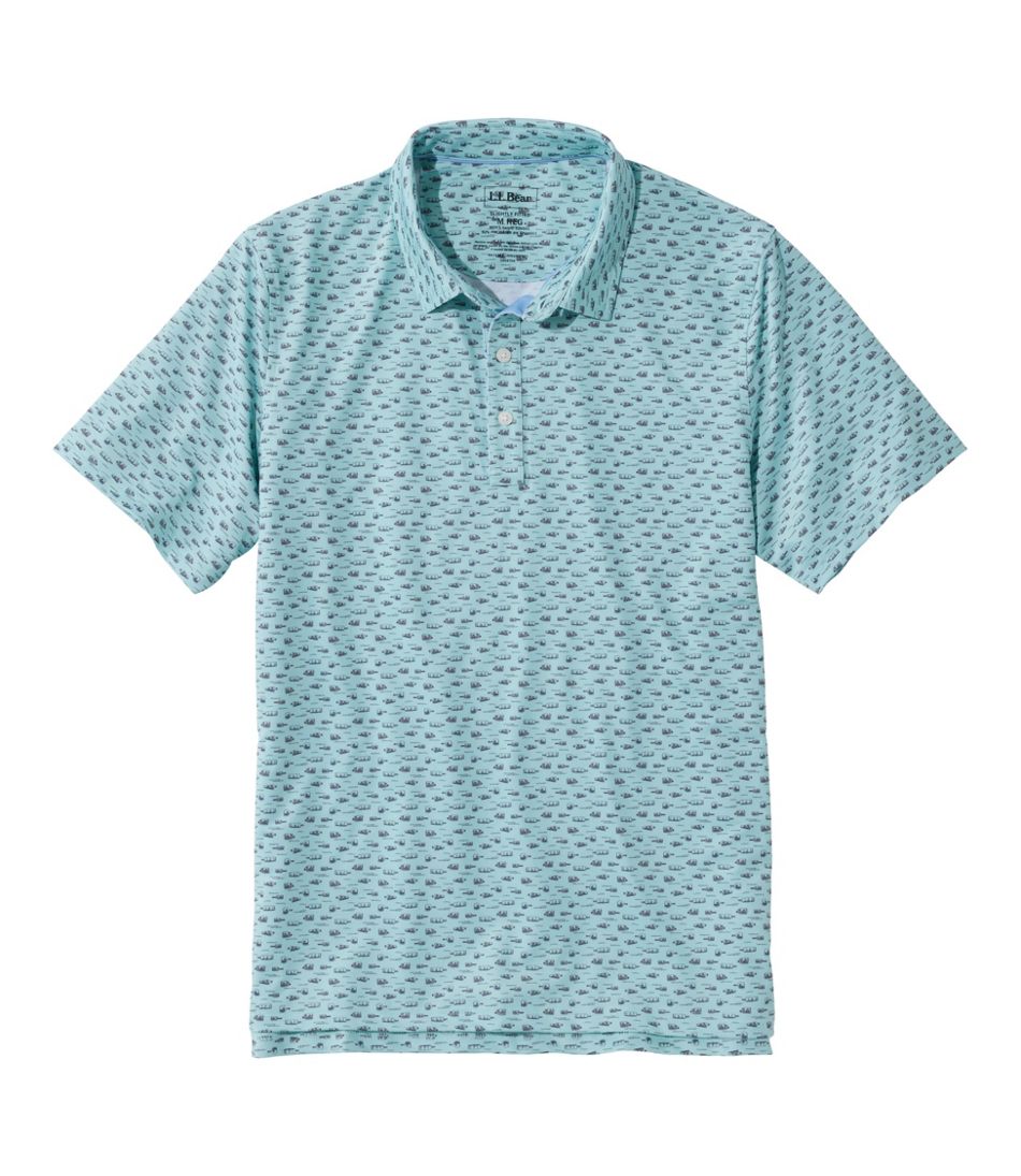 Men's Comfort Stretch Performance® Party Polo, Slightly Fitted, Short-Sleeve, Print | L.L.Bean for sale