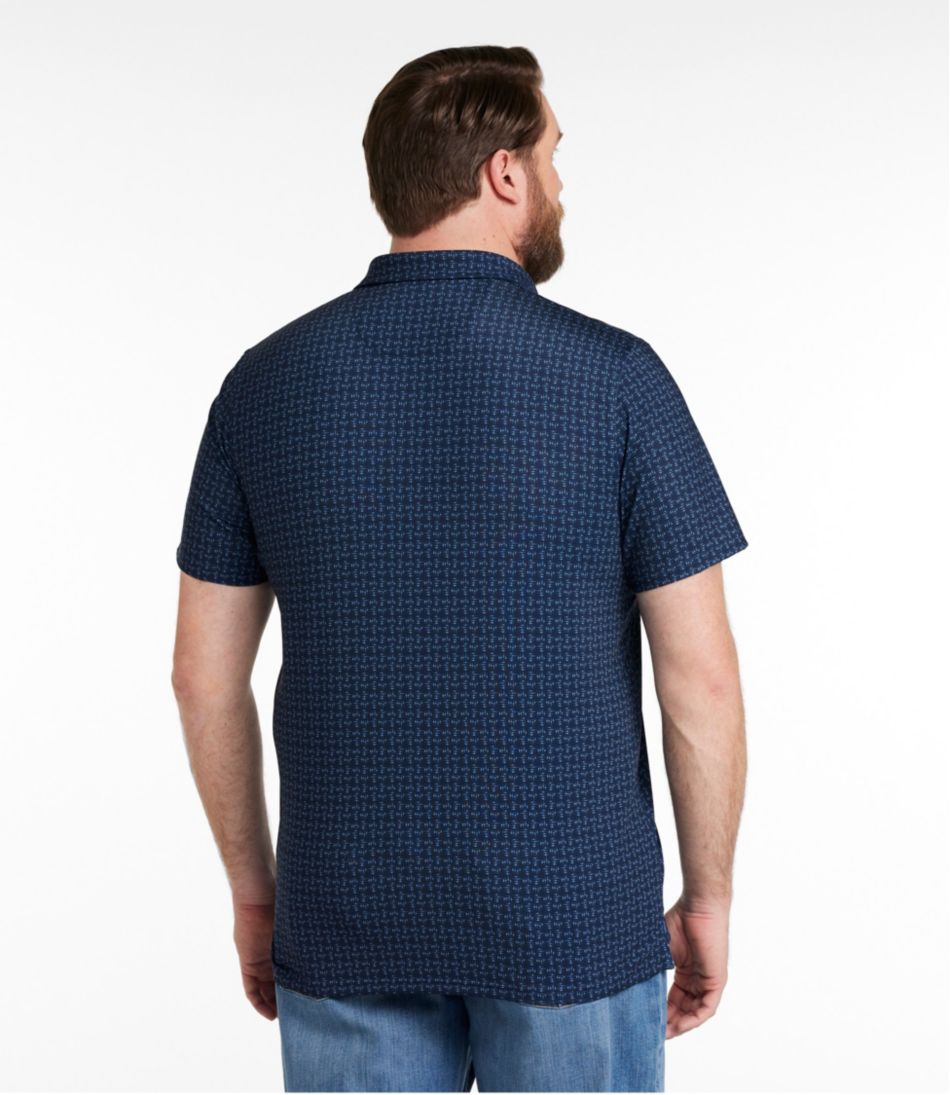 Men's Comfort Stretch Performance® Party Polo, Slightly Fitted, Short-Sleeve, Print | L.L.Bean for sale