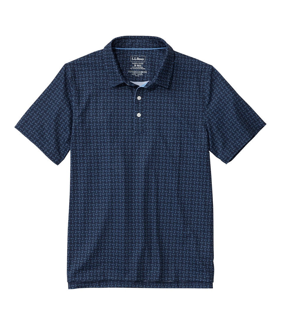 Men's Comfort Stretch Performance® Party Polo, Slightly Fitted, Short-Sleeve, Print | L.L.Bean for sale